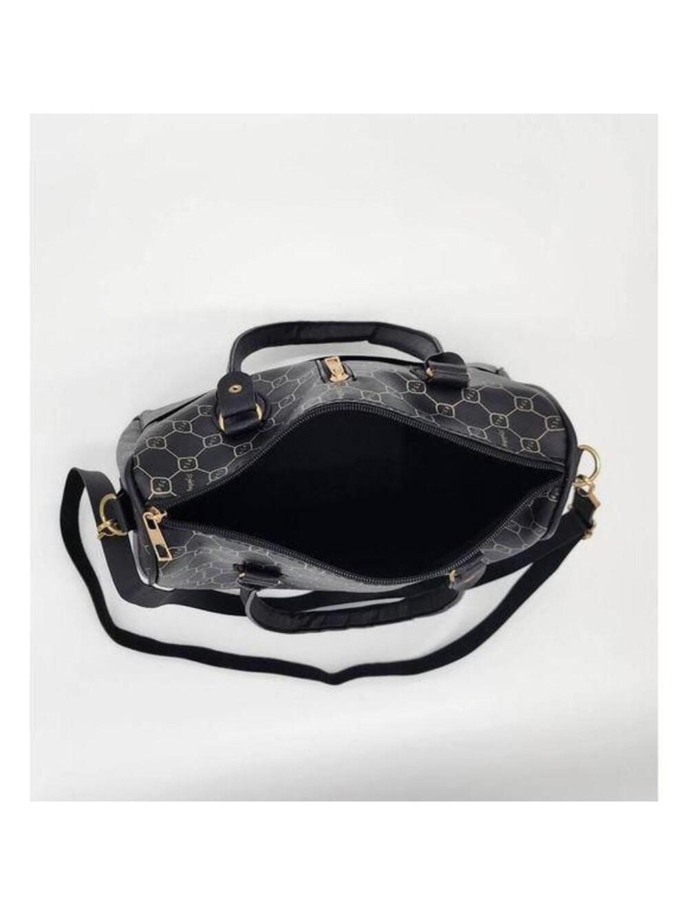 Geometric Print Large Handbag - Picture 7 of 10